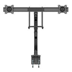 StarTech.com Desk Mount Dual Monitor Arm - Ergonomic Dual Monitor VESA Mount 32" (17.6lb) Displays - Crossbar Handle for Synchronized Full Motion - Height Adjustable - C-Clamp/Grommet