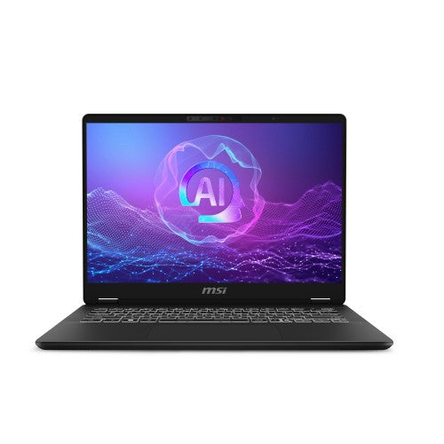 MSI Prestige 14 AI+ Evo C2VMG-047AU Copilot+ PC Intel Core Ultra 5 226V Laptop 35.6 cm (14") Full HD+ 16 GB LPDDR5x-SDRAM 512 GB SSD Wi-Fi 7 (802.11be) Windows 11 Pro Grey