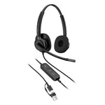 HP Poly Mission 425 Stereo USB Wired Headset Classic
