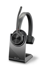 HP Poly Voyager 4310 UC Monaural Headset +BT700 USB-A Adapter +Charging Stand