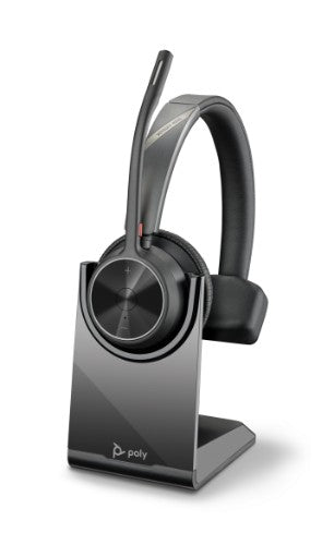 HP Poly Voyager 4310 USB-C Headset +BT700 dongle +Charging Stand