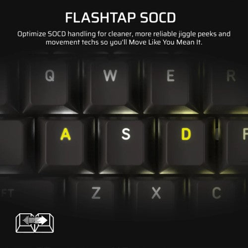 Corsair CH-91E911G-NA keyboard Gaming USB QWERTY US English Black
