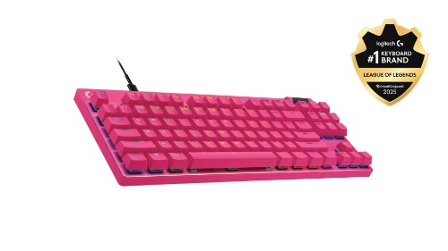 Logitech G 920-013254 keyboard Gaming USB English Pink