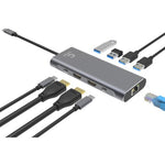 Comsol CMMP10 laptop dock/port replicator Wired USB 3.2 Gen 1 (3.1 Gen 1) Type-C Silver