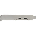 StarTech.com 2-Port USB 3.2 Gen 2 PCIe Card, USB-C 10Gbps SuperSpeed PCI Express 3.0 x4 Controller Card, USB Type-C Adapter Card, Data Only, Windows/macOS/Linux, TAA