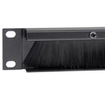 StarTech.com 1U High-density Brush Strip Cable Management Panel, Sturdy Steel Horizontal Data Centre Cable Organizer