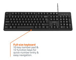 Cygnett Essentials Wired Keyboard & Mouse Combo