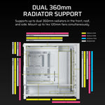 Corsair FRAME 5000D RS Midi Tower White