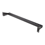 StarTech.com 1U Rack Mountable Cable Lacing Bar w/Adjustable Depth, Cable Support Guide For Organized 19" Racks/Cabinets, Horizontal Cable Guide For Patch Panels/Switches/PDUs