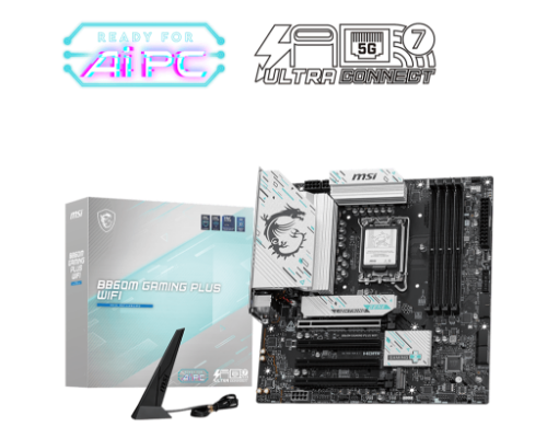 MSI B860M GAMING PLUS WIFI motherboard Intel B860 LGA 1851 (Socket V1) micro ATX