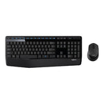 Logitech MK345 Comfort Wireless and Mouse Combo keyboard Mouse included Office RF Wireless QWERTY English Black