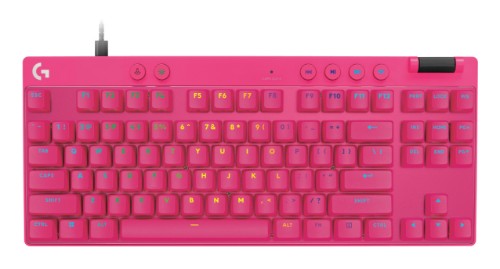 Logitech G 920-013254 keyboard Gaming USB English Pink
