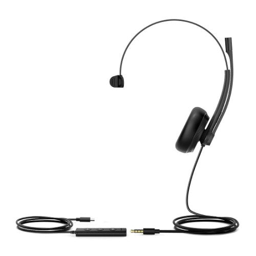 Yealink UH34 SE Mono UC USB-C Headset Wired Head-band Calls/Music USB Type-C Black