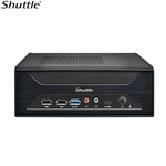 Shuttle XPC slim Barebone XH810 - S1851, Intel H810, 1xDP, 2xHDMI, 3x COM (RS232) , 2x Intel LAN,2x2.5", 8x USB, 3x M.2, 24/7 permanent operation