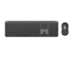 Logitech Signature Slim Combo MK950 keyboard Mouse included Office RF Wireless + Bluetooth QWERTY English Graphite