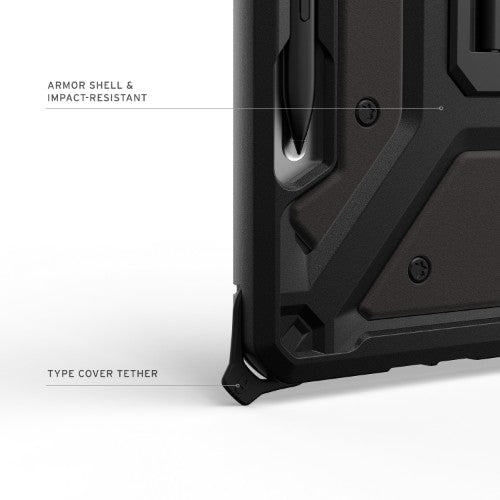 Urban Armor Gear 324020114040 tablet case 30.5 cm (12") Cover Black