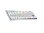 Logitech G 920-012149 keyboard Gaming RF Wireless + Bluetooth QWERTY English White
