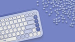 Logitech POP Icon Keys keyboard Universal Bluetooth QWERTY English Lilac, White