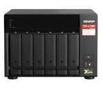 QNAP TS-673A NAS Tower Ryzen Embedded V1500B 8 GB DDR4 0 TB QNAP Turbo System Black