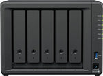 Synology DiskStation DS1525+ NAS/storage server Ryzen Embedded V1500B 8 GB DDR4 0 TB Black