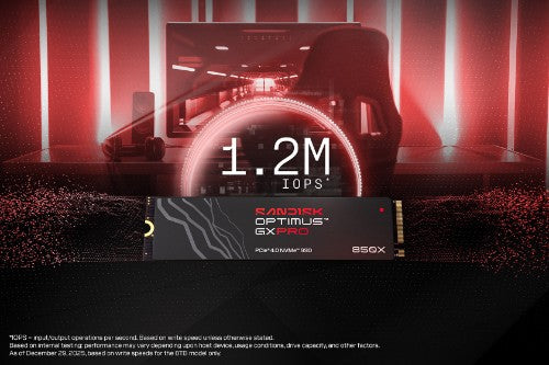 SanDisk Optimus GX PRO 850X 2 TB M.2 PCI Express 4.0 NVMe TLC 3D NAND