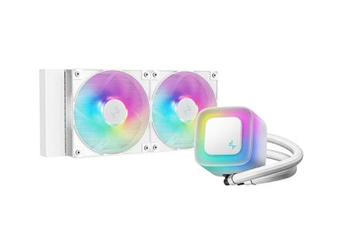 DeepCool LE240 V2 Processor All-in-one liquid cooler 12 cm White
