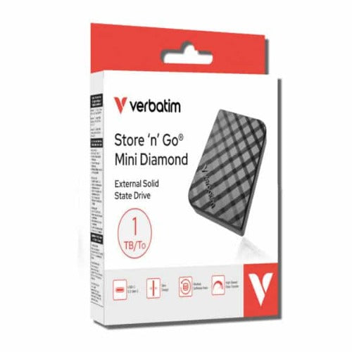Verbatim Store 'n 'Go Mini Diamond USB-C 1TB Black