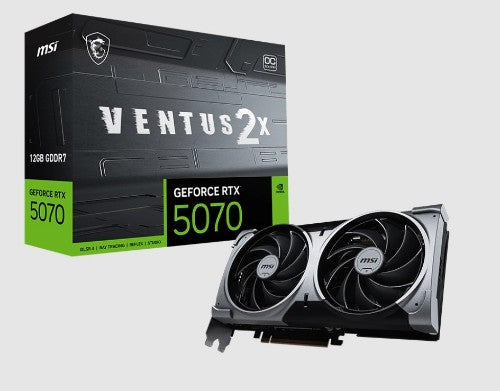 MSI GeForce RTX 5070 12G VENTUS 2X OC NVIDIA 12 GB GDDR7