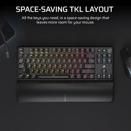 Corsair K70 CORE keyboard Gaming RF Wireless + USB QWERTY English Black