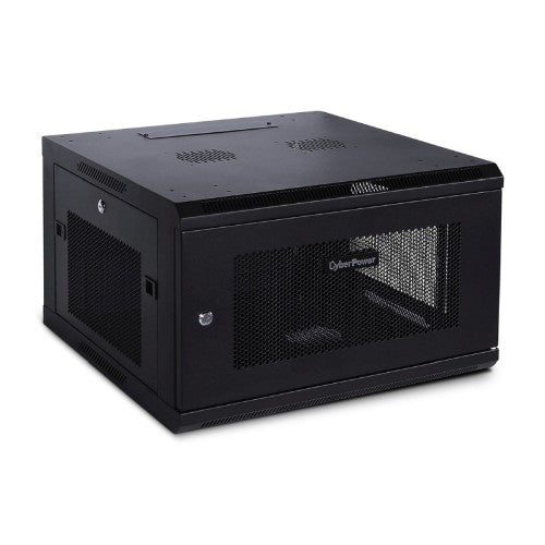 CyberPower CR6U61001 rack cabinet 6U Wall mounted rack Black