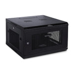 CyberPower CR6U61001 rack cabinet 6U Wall mounted rack Black