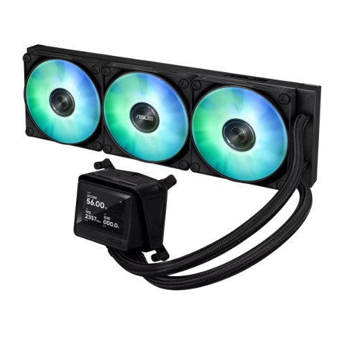 ASUS AYW Gaming LC 360 ARGB LCD Processor All-in-one liquid cooler 12 cm Black 1 pc(s)