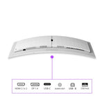 Philips Evnia 8000 49M2C8900/75 computer monitor 124.2 cm (48.9") 5120 x 1440 pixels Dual QHD QD-OLED White