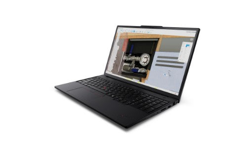 Lenovo ThinkPad P16v Gen 3 (Intel) Intel Core Ultra 7 255H Mobile workstation 40.6 cm (16") WUXGA 32 GB DDR5-SDRAM 1 TB SSD NVIDIA RTX PRO 2000 Blackwell Wi-Fi 7 (802.11be) Windows 11 Pro English Black