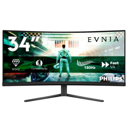 Philips Evnia 3000 34M2C3500L/75 computer monitor 86.4 cm (34") 3440 x 1440 pixels Wide Quad HD Black