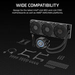 Corsair Nautilus 360 RS Processor All-in-one liquid cooler 12 cm Black