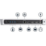 StarTech.com 4K USB-C Dock, Triple UHD 4K Monitor Docking Station, Mac & Windows, USB C to HDMI & DisplayPort, 60W Power Delivery, 5x USB 5Gbps Hub - TAA