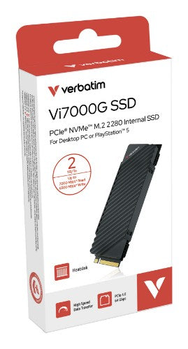 Verbatim Vi7000G PCIe NVMe M.2 SSD 2TB The Ultimate Gaming Solution