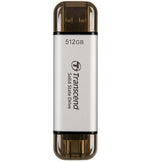Transcend ESD310 512 GB USB Type-A to USB Type-C 3.2 Gen 2 (3.1 Gen 2) Silver