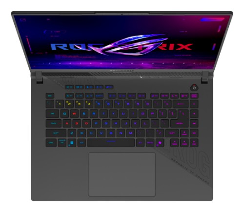ASUS ROG Strix G16 G614PM-RV065W laptop AMD Ryzen™ 9 8940HX 40.6 cm (16") WUXGA 16 GB DDR5-SDRAM 1 TB SSD NVIDIA GeForce RTX 5060 Wi-Fi 6E (802.11ax) Windows 11 Home Black, Grey