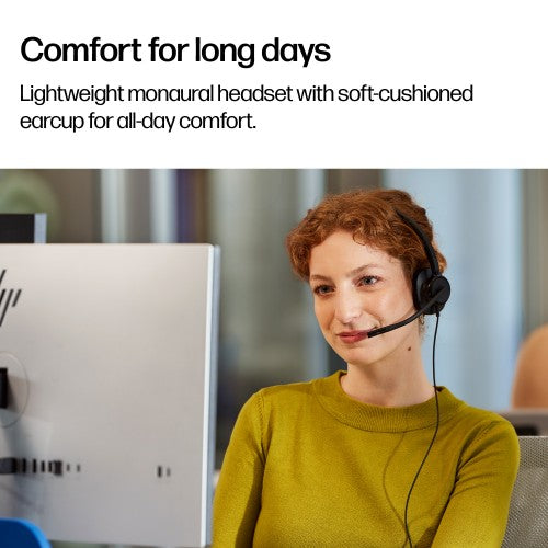 HP Poly Mission 425 Stereo USB Wired Headset Classic