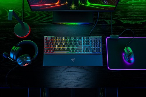 Razer Ornata V3 RGB Gaming USB Keyboard, Black