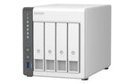 QNAP TS-433 NAS Tower ARM Cortex-A55 4 GB 16 TB HDD QNAP Turbo System White