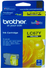 Brother LC67Y ink cartridge Original Yellow