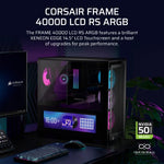 Corsair FRAME 4000D LCD RS ARGB Midi Tower Black