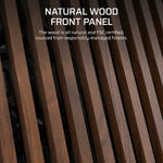 Corsair FRAME 5000D WOOD RS Midi Tower Black, Walnut