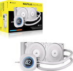 Corsair Nautilus 240 RS LCD Processor All-in-one liquid cooler 12 cm White 1 pc(s)