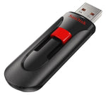 SanDisk UFM 32GB USB CRUZER GLIDE 3.0 USB flash drive USB Type-A 3.2 Gen 1 (3.1 Gen 1) Black, Red