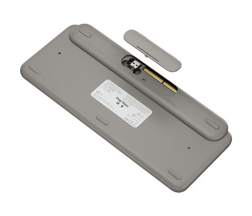 Logitech 920-011226 keyboard Universal Bluetooth QWERTY English Grey, Sand