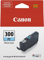 Canon PFI-300PC Photo Cyan Ink Cartridge